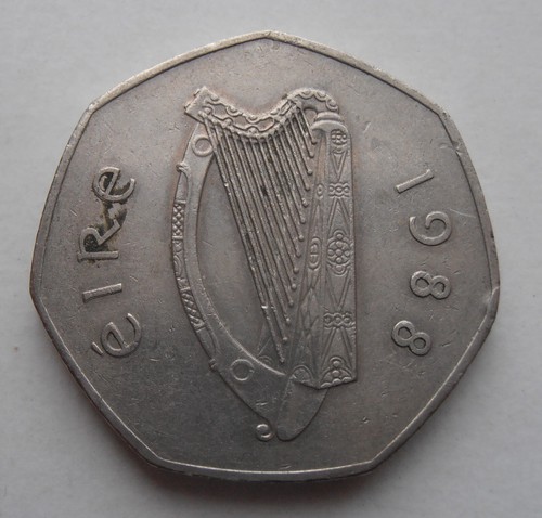 Ireland 50p 1988 - ireland,