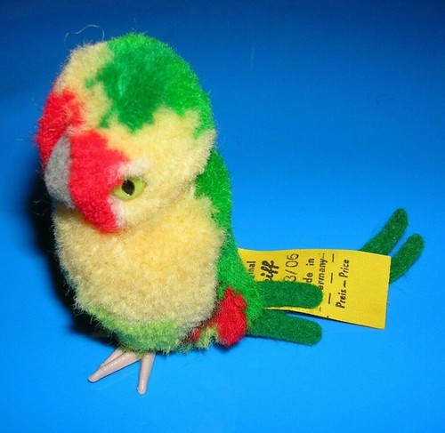 Steiff wool parrot like new - ,