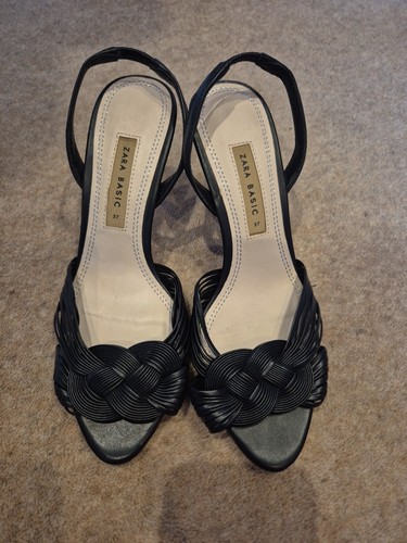 Zara basic black strappy - basic,