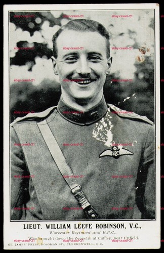 William leefe robinson ww1 - vc,