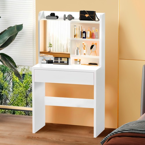 Dressing table with open - table,