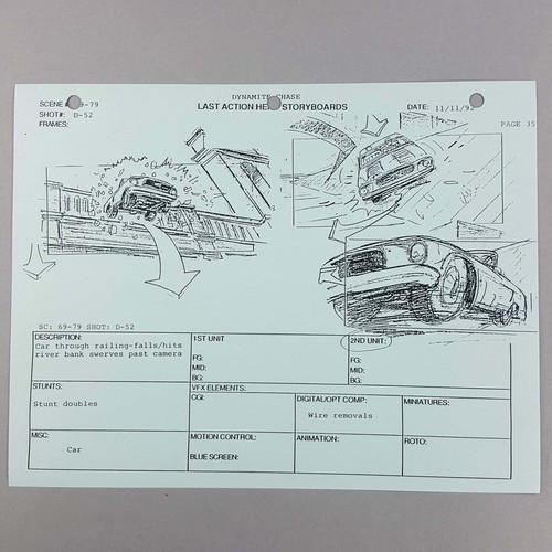 Last action hero storyboard - action,