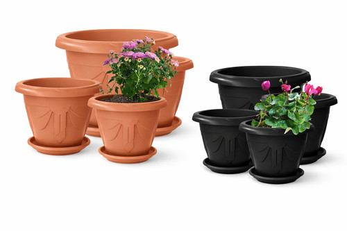 Vr7 plastic planters flower - plastic,