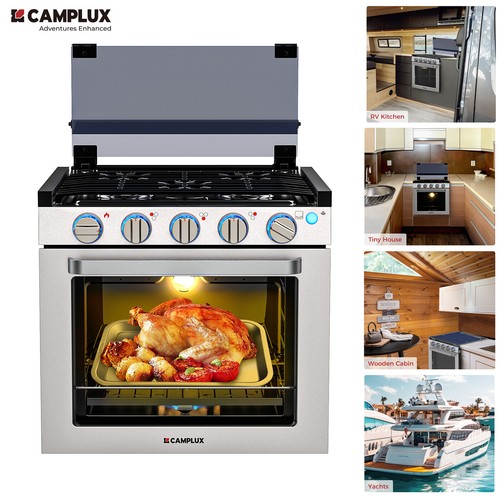 Camplux gas range 1 - range, w/1.8