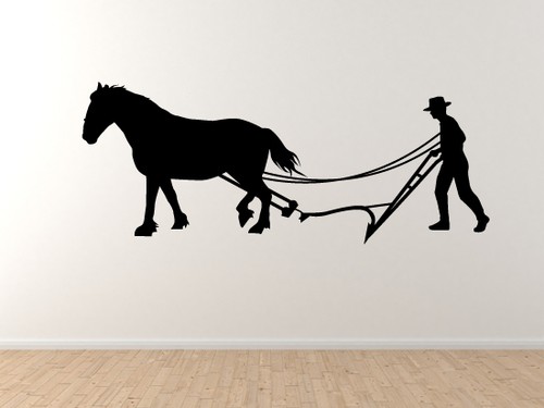 Farm farmhand horse drawn - farm,