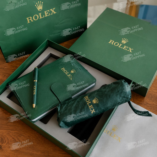 New rolex green gift set - rolex,