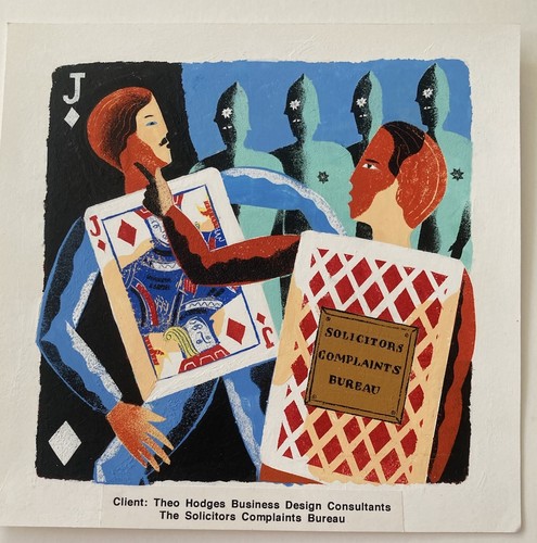 Vintage gouache painting - vintage,
