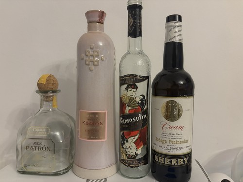 Decorative empty bottles - 4,
