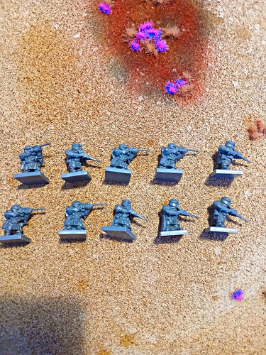 Mantic games dwarf gunners x10 - gunners,