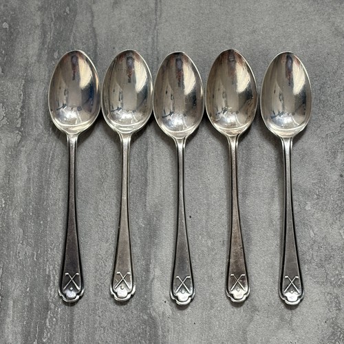 Vintage silver golf tea - 5,