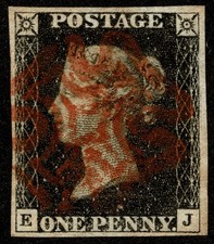 Stamp penny black - penny, 1840