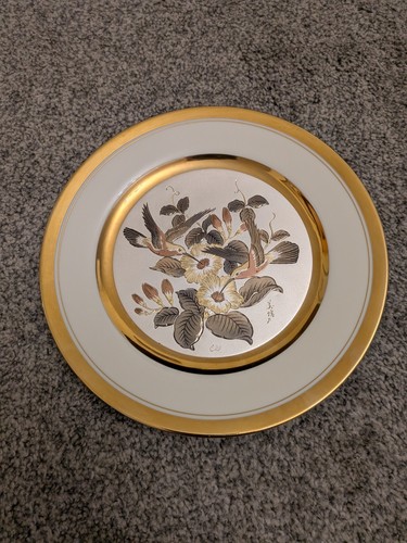 Japanese chokin art plate - japanese,