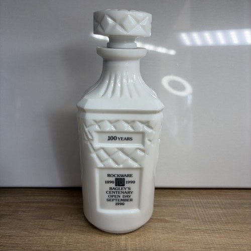 Pressed glass decanter - glass,