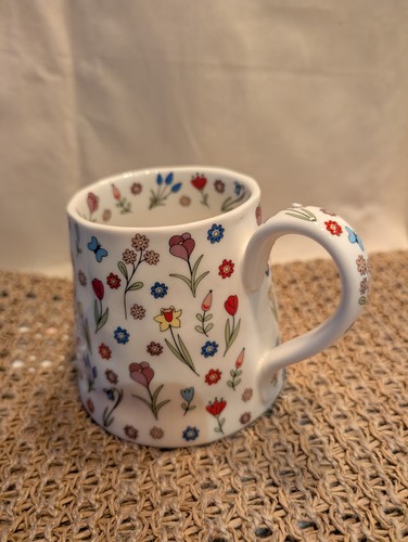Large flower mug - flower,