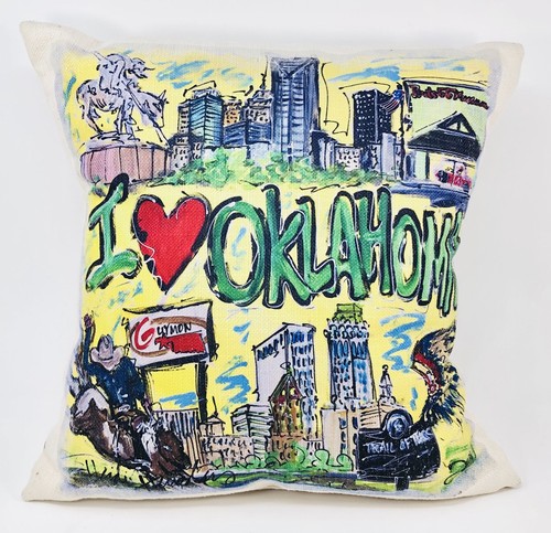 Love oklahoma hand painted - oklahoma,