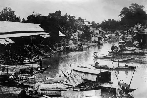 Thailand bangkok water canal - bangkok,