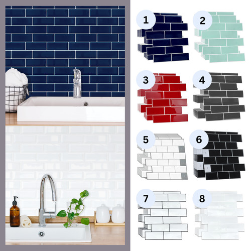 Tile sticker self - 3d, adhesive