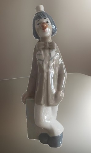 Casades porcelain clown - porcelain, made