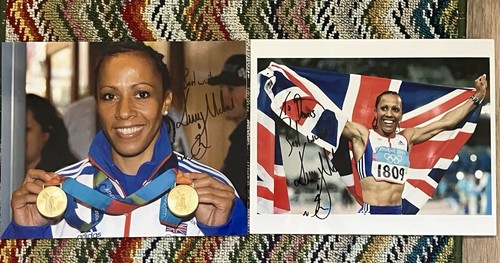 Kelly holmes olympic signed - 2x,