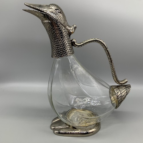 Metal glass novelty - glass,