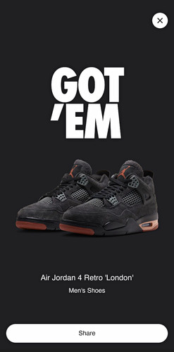 Air jordan retro - 4, 'london'