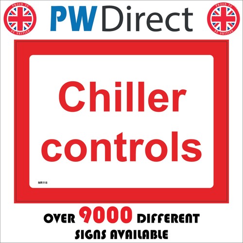 Sign chiller controls - controls, marine