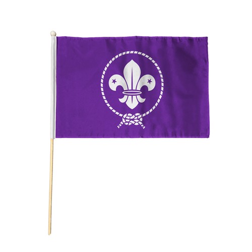 Flagtex scouts purple hand - flagtex,