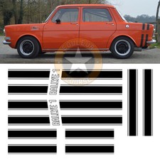 Matte black strip - black, for