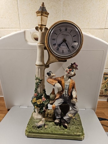 Willie the clown and clock - and,