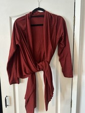 Red burgundy bolero wrap - burgundy,