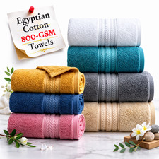 Luxury 800gsm towel set - luxury, 100%