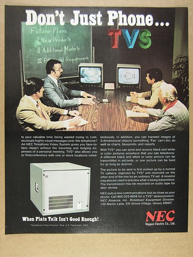 1978 nec telephone video - 1978,