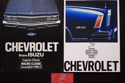 Rare japan brochures - gm,