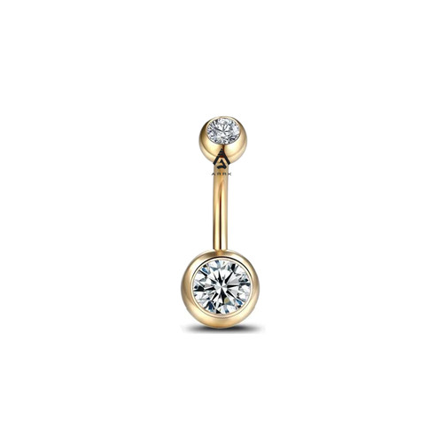 Belly bar coloured 316l - belly,