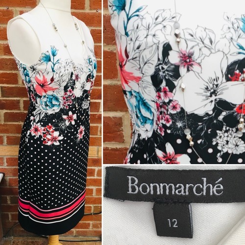 Bonmarche size black - black, floral