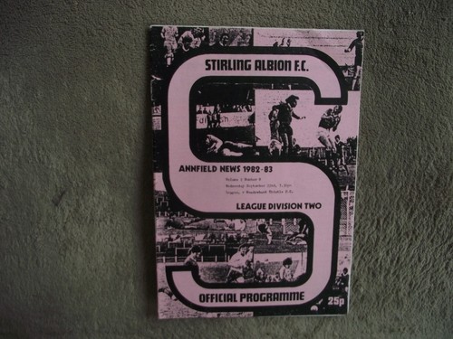 1982 stirling albion - 1982-83, (sep)