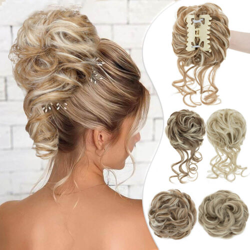 Large thick messy - large, bun