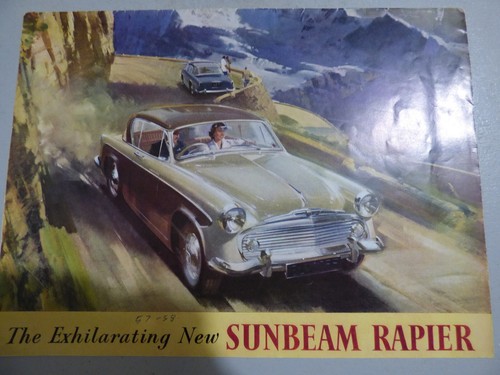 Sunbeam rapier 1957 car - sunbeam,
