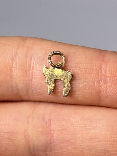 14k yellow gold chai - yellow,