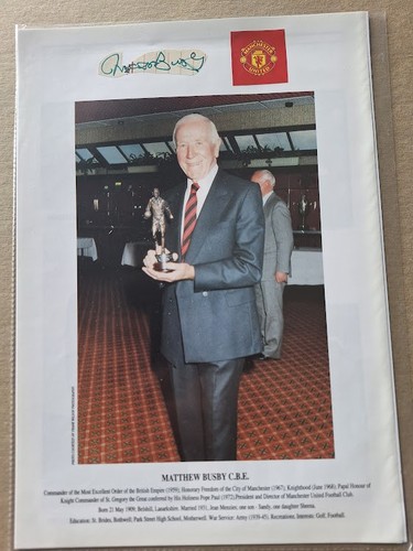 Matt busby manchester - busby,