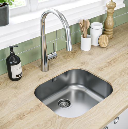 Single bowl undermount chrome - single,