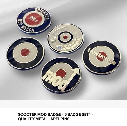 Mod pin badges fred perry - mod,