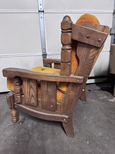 Antique large oak morris - antique,