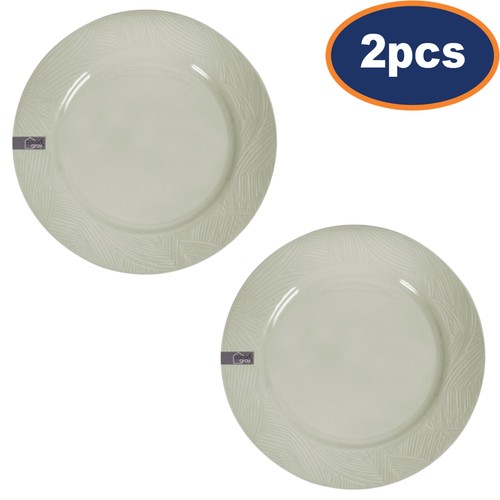 2pcs stoneware dinner plate - stoneware,