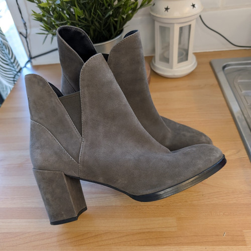 Superdry grey leather block - grey,