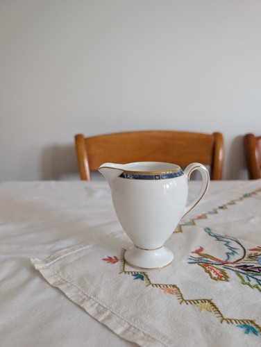 Wedgwood cream globe jug - wedgwood,