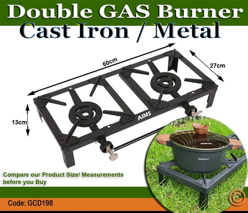 Double burner lpg - burner, gas