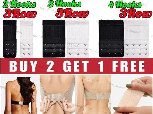 3row hook bra extender - bra,
