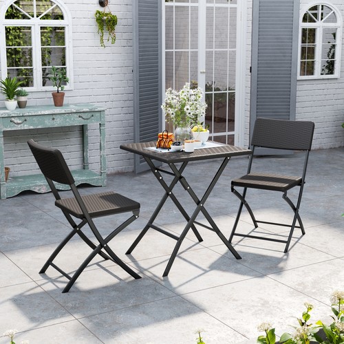 Rattan effect folding picnic - folding,