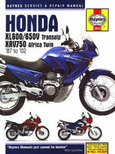 Haynes honda xl600 650v - honda,